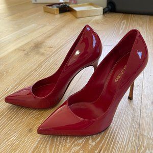 Sergio Rossi Red Stiletto High Heels